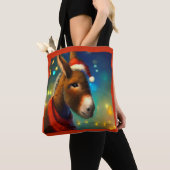 Kerst Ezel 3 Tote Bag (Dichtbij)