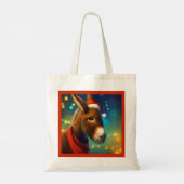 Kerst Ezel 3 Tote Bag (Achterkant)