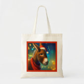 Kerst Ezel 3 Tote Bag (Voorkant)