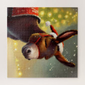 Kerst Ezel (4) Legpuzzel (Horizontaal)