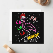 Kerst Fa la la la mingo Essential Notitiekaartje (Voorkant / Achterkant in situ)