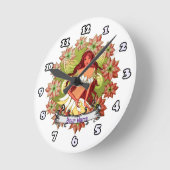 Kerst Fairy aangepaste feeënklok Ronde Klok (Hoek)