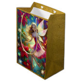 Kerst Fairy Collectie - Ash Blond Haar Medium Cadeauzakje (Achterkant Gekanteld)