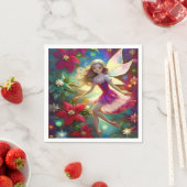 Kerst Fairy Collectie - Ash Blond Haar Servet (Insitu)