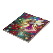 Kerst Fairy Collectie - Ash Blond Haar Tegeltje (Zijkant)