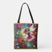 Kerst Fairy Collectie - Ash Blond Haar Tote Bag (Achterkant)
