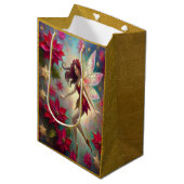 Kerst Fairy Collectie - Auburn Hair Medium Cadeauzakje (Voorkant Gekanteld)