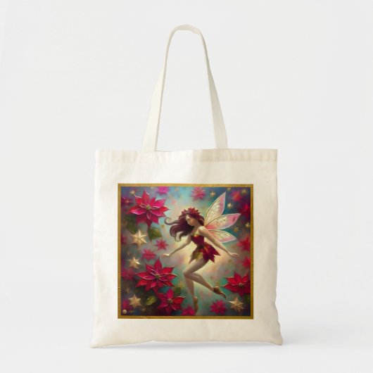 Kerst Fairy Collectie - Auburn Hair Tote Bag (Voorkant)