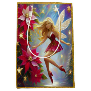Kerst Fairy Collectie - Honey Blonde Gift Bag Medium Cadeauzakje