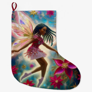 Kerst Fairy Collectie - Kornuiten Vlechten Haar Grote Kerstsok
