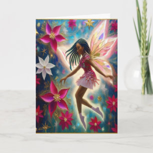 Kerst Fairy Collectie - Kornuiten Vlechten Haar Kaart