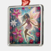 Kerst Fairy Collectie - Kornuiten Vlechten Haar Metalen Ornament (Links)