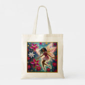 Kerst Fairy Collectie - Kornuiten Vlechten Haar Tote Bag (Achterkant)