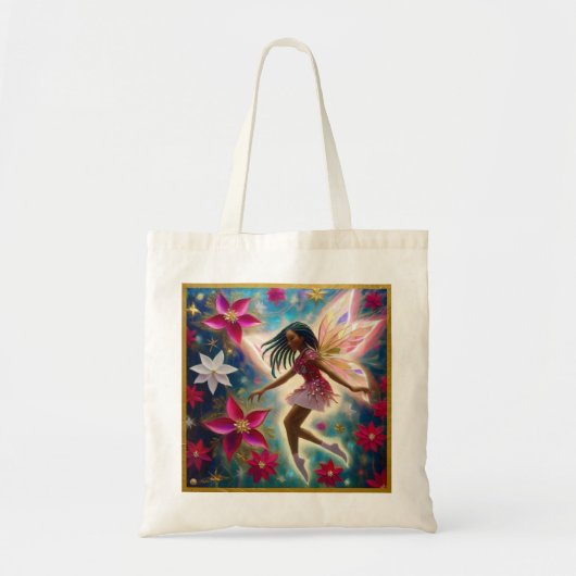 Kerst Fairy Collectie - Kornuiten Vlechten Haar Tote Bag (Voorkant)