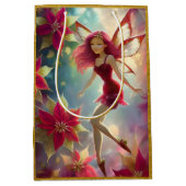 Kerst Fairy Collectie - Roos Rood Haar Medium Cadeauzakje (Voorkant)