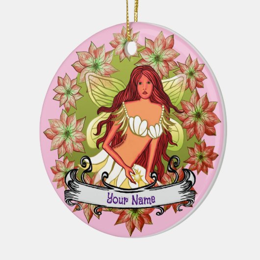Kerst Fairy custom fee ornament (Links)