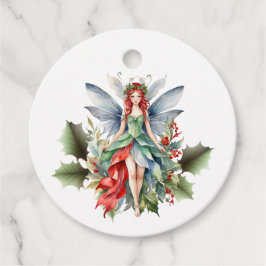 Kerst Fairy Favor Tags Bedankjes Labels