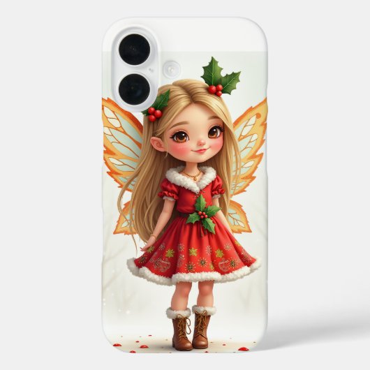 Kerst Fairy iPhone hoesjes (Achterkant)