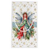 Kerst Fairy Kerstmis Gift Bag Klein Cadeauzakje (Voorkant)