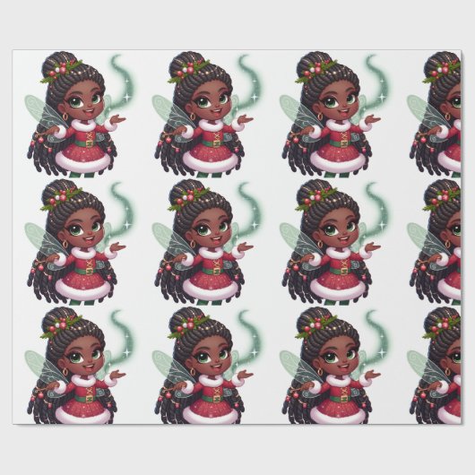 Kerst Fairy Magic- Kerst inpakpapier (Vlak)