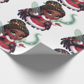 Kerst Fairy Magic- Kerst inpakpapier (Hoek)
