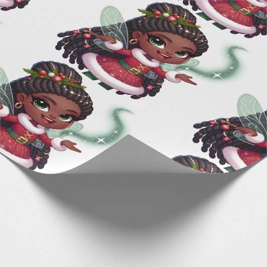 Kerst Fairy Magic- Kerst inpakpapier (Hoek)