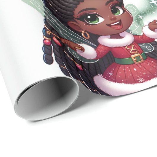 Kerst Fairy Magic- Kerst inpakpapier (Rol Hoek)