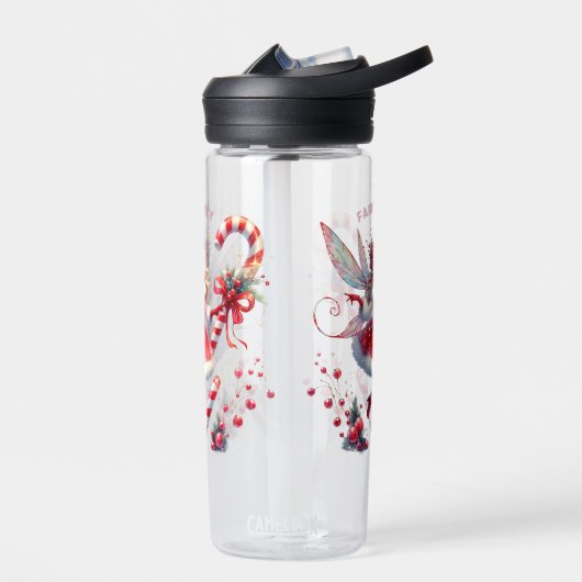 Kerst Fairy Red White Candy Cane Waterfles (Links)