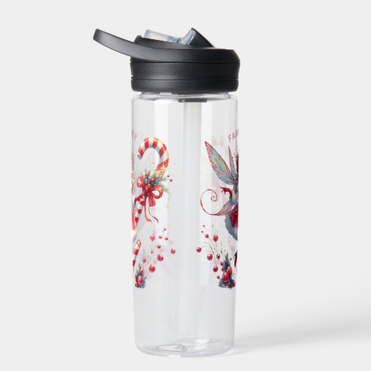 Kerst Fairy Red White Candy Cane Waterfles (Rechts)