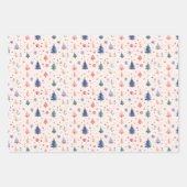 Kerst Fairy Tree Gingerbread Man Inpakpapier Vel (Voorkant)