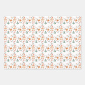 Kerst Fairy Tree Gingerbread Man Inpakpapier Vel (Voorkant 3)