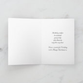 Kerst, Fairy Verjaardag Kaart - Fairy Blowing Bub (Binnen)