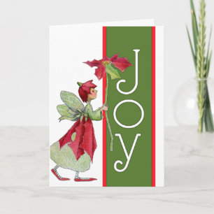Kerst Fairy Wenskaart Feestdagen Kaart
