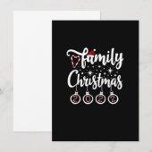 Kerst Familie 2022 Schattige Familie Kerstmis 2022 Kaart (Voorkant / Achterkant)