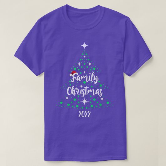 Kerst Familie 2022 T-shirt (Design voorkant)