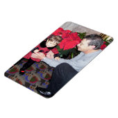 Kerst Familie Foto 4 x 6 Kleinkinderen Eerste Stap Magneet (Linkerzijde)