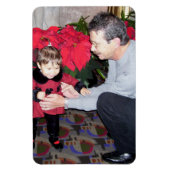 Kerst Familie Foto 4 x 6 Kleinkinderen Eerste Stap Magneet (Verticaal)