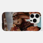 Kerst familie foto gepersonaliseerd Case-Mate iPhone case (Achterkant (horizontaal))