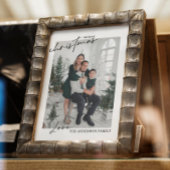 Kerst familie foto Poster en print