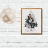 Kerst familie foto Poster en print