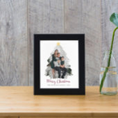 Kerst familie foto Poster en print
