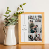 Kerst familie foto Poster en print