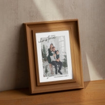 Kerst familie foto Poster en print