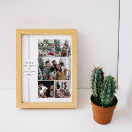 Kerst familie foto Poster en print