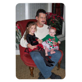 Kerst Familie Foto Sjabloon 4 x 6 Kleinkinderen Magneet