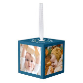 Kerst Familie Keepsake Ornament (Achter hoekig)