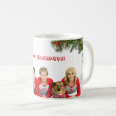 Kerst Familie Koffie Mok (Voorkant rechts)