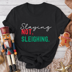 Kerst Familie Matching Grappige Stoute Lijst Gen Z T-shirt