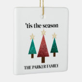 Kerst Familie Plein Ornament (Rechts)