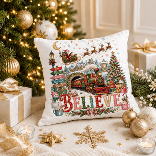 Kerst Familie Rood Groen Citaat Worp Kussen Kunst